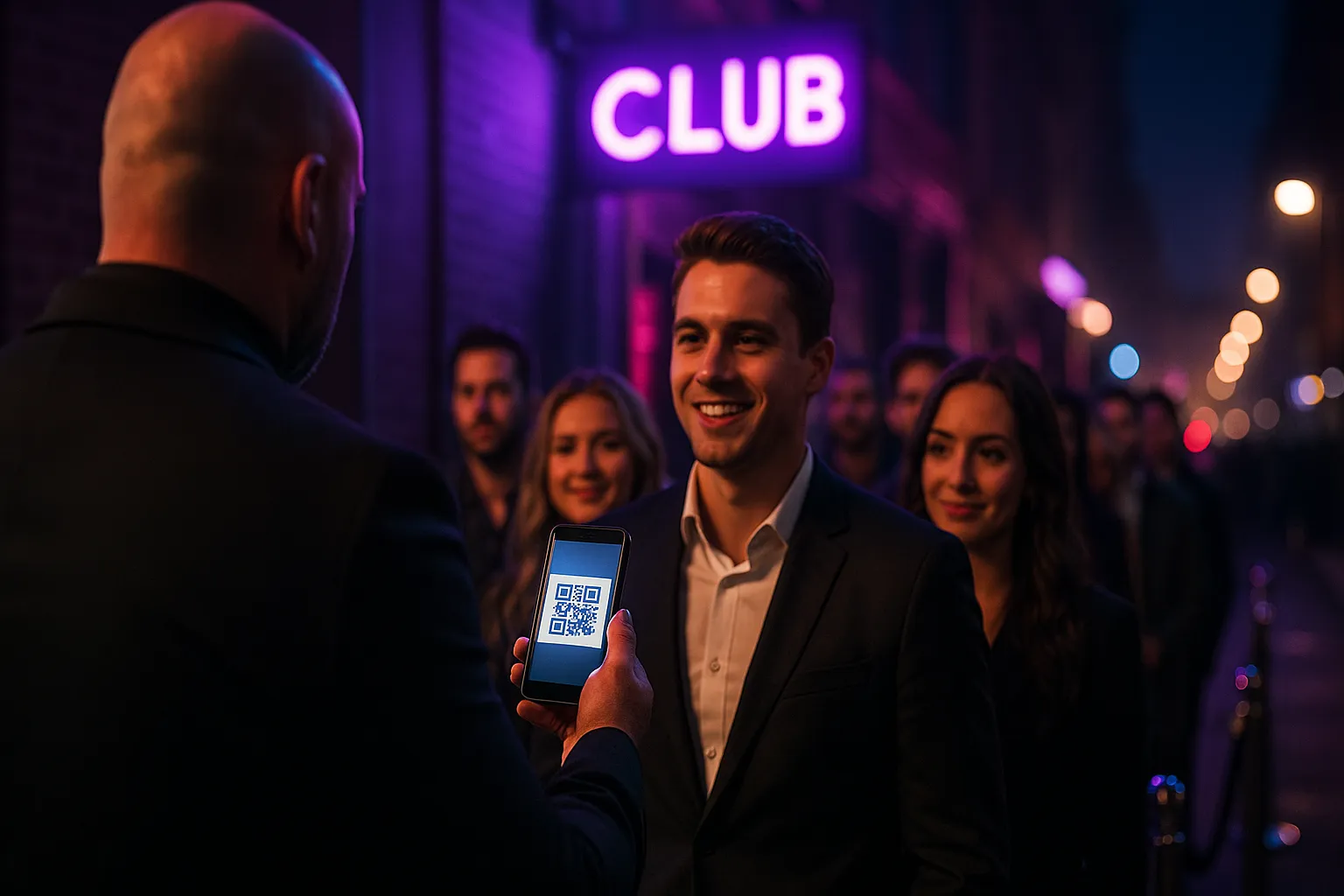 Club guest list management with EventSync